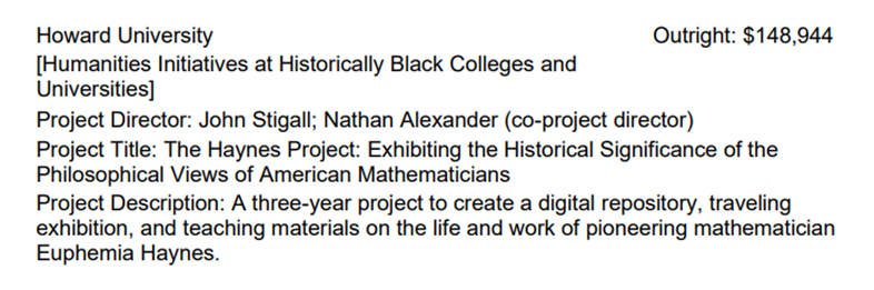 Project title: The Haynes Project